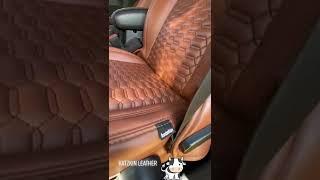 Custom Jeep Wrangler Seat Covers | Katzkin Leather Seats | Brown Seats