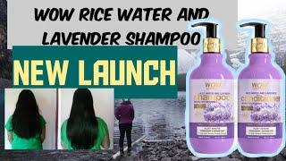 WOW Skin Science Rice Water and Lavender Shampoo Review  @WOWSkinScienceIndia