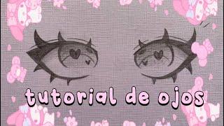 tutorial como dibujar ojos paso a paso 