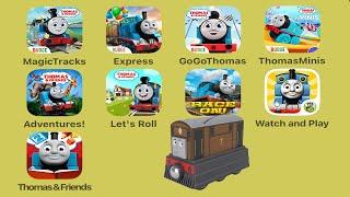 Thomas & Friends Magic Tracks,Thomas Express Delivery,Go Go Thomas,Thomas Minis,Let's Roll,Race On