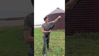 Which pellet will go through a grain bin? #airgun #gun #airgunshooter #hunting #airgunning #shorts