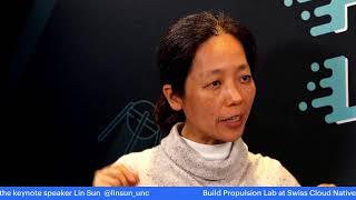 Build Propulsion Lab at Swiss Cloud Native Day #swisscnd with the keynote speaker Lin Sun  @linsu…