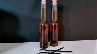 Quick vanilla extract, ready in 7 days