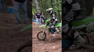 Brayden Marshall Kawasaki KX65 North Rose, NY Hillclimb 1st Place 65cc Class #youtubeshorts