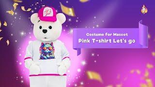 Pink T-shirt Let's go for Mascot