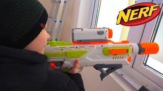 САШИН НЕРФ С ВИДЕОКАМЕРОЙ И ПАПИН СЕКРЕТИК. БРОС ШОУ. NERF WITH CAMERA AND BROS SHOW 8+