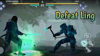 LEVEL 30 BOSS BATTLE BEAT LING SHADOW FIGHT 3 / shadow fight 3 defeat ling