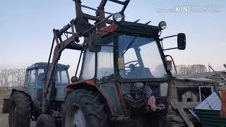 МТЗ подымает КУНОМ ЛТЗ... Восстановление трактора ЛТЗ..Т40  , Tractor LTZ, МТЗ, ЮМЗ.