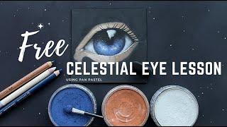 A FREE Celestial Eye Lesson Using PanPastel