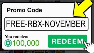 This *SECRET* Promo Code Gives FREE ROBUX! (Roblox November 2024)