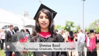 Faculty of Health Graduates share their York experience