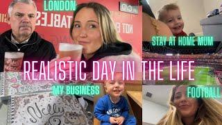 DAY IN THE LIFE️ Working, SAHM, football matches, cleaning  REALISTIC & UNFILTERED 