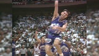 John Stockton sends the Utah Jazz to the NBA Finals