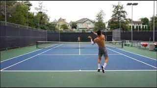 Tennis with Charles - USTA SoCal 4.5 Singles Highlights HD