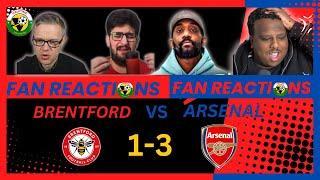 HATERS HEART BROKEN BRENTFORD V ARSENAL FAN REACTION |24\25 EPL SEASON