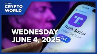 Trump’s Truth Social continues crypto push with step toward bitcoin ETF launch: CNBC Crypto World