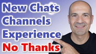 How to change the new Chat and Channels experience in Teams