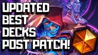 Top 5 Decks For Easy Legend In Hearthstone After The Patch!