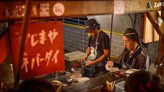 Japan, Mount Fuji city, Shizuoka, Street Food stall Ramen Yatai popular food truck ramen artist