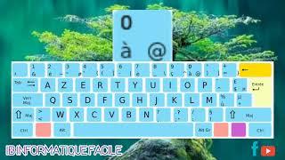 Comment écrire les caractères @,#,€...avec votre clavier