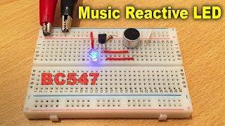 Music Reactive LED with BC547