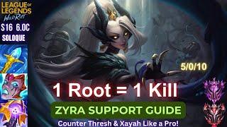 Wild Rift Zyra Support Guide - How To Dominate - Build, Runes, Gameplay