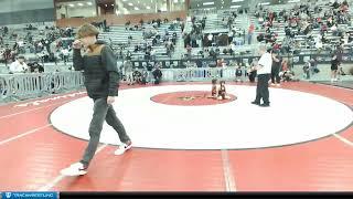 49 Lbs Quarterfinal - Xipilli Zuniga, Team Aggression Wrestling Club Vs Roman Carter, Mat Demon Wr