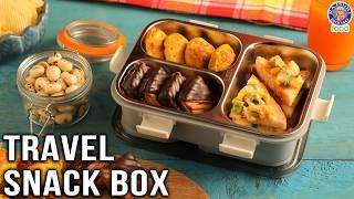 Travel Snack Box For Kids | Tasty & Less Ingredient Snack Recipe | Easy Travel Snacks | Chef Bhumika