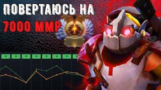 Повертаюсь на 7000ммр