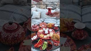 Turkish tea with a view in Cappadocia | Charming Cave Hotel | Mi Shah