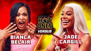 WWE Superstars Bianca Belair vs. Jade Cargill | Hot Ones Versus