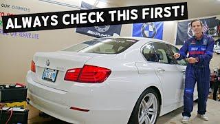 BMW Drivetrain Malfunction Warning Light FIX BMW F10 F11 G30 G31 520i 525i 528i 530i 535i 540i 520d