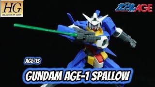 HG Gundam AGE-1 Spallow Review | Mobile Suit Gundam AGE