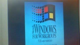 Packard Bell Statesman 486 laptop booting