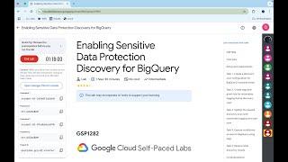 Enabling Sensitive Data Protection Discovery for BigQuery #qwiklabs | #GSP1282 [With Explanation️]