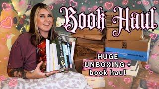 book mail unboxing + book haul  fanro, special editions, gifts, fantasy, & romance books