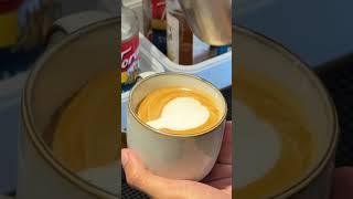 How to make perfect latte| Epic fail  #shorts