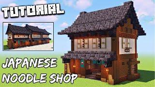 How To Build A Japanese Noodle Shop | Minecraft Tutorial