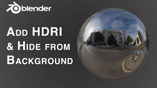 How to Add a HDRI & Make the background TRANSPARENT in Blender 2.8 or 2.9