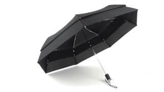 London Fog Auto-Open/Close Umbrella with LED Light - 42"