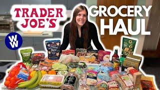 HUGE Healthy Trader Joe's Grocery Haul | WeightWatchers Points & Calories/Macros/Nutrition Info