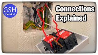 How to Fit a 2 Gang Dimmer Switch - Connections Explained