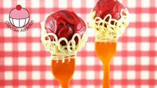 Make Spaghetti & Meatballs Cake Pops! A Cupcake Addiction How to Tutorial