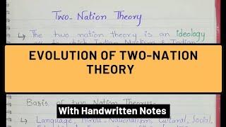 Two-Nation Theory || Ideology of Pakistan || Partition of Sub-continent Part I