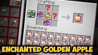 How to Craft Enchanted Golden Apple 1.20+ ( All Editions)