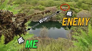 Long Range Airsoft Sniper Invisible In Plain Sight ️