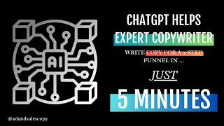 Copywriters Using ChatGPT To Write 3-Step Funnels in Minutes