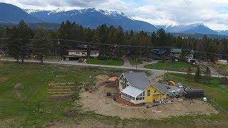 4 Season Solar Greenhouse Connected to a Passive Solar Home