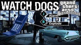 WATCH DOGS hack mod GTA San Andreas - Нет ничего лучше, чем быть хакером)