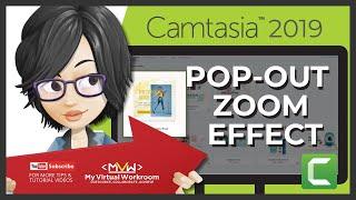 Camtasia 2019 Tutorial: How to create a "Pop-Out" Zoom Effect with a Spotlight